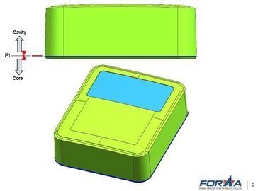 BOSCH elettronico su ordinazione di plastica della scatola dello stampaggio ad iniezione di Overmolding al sensore asa Stablized UV